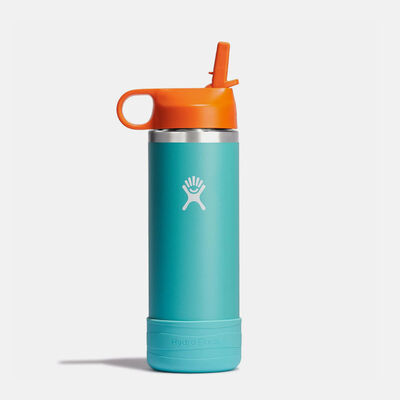 Kids Wide Mouth w/ Straw Cap18 oz בקבוק שתייה ילדים